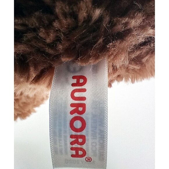 Teddy Bear Aurora World Brown Stuffed Animal Big Nose 12" Sitting Plush 2020 Toy - Picture 10 of 15